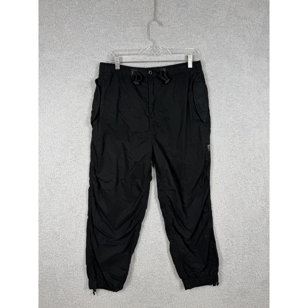 Superdry Mens Actual Size 32x27 Black Utility Jogger Pants Gorpcore‎ Y2K